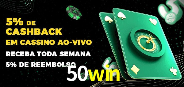 Promoções do cassino ao Vivo 50win